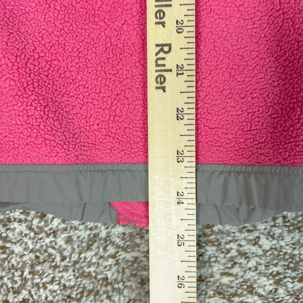 North Face Jacket Kids Girls Large Pink Gray Winter Denali Polartec Fleece Youth